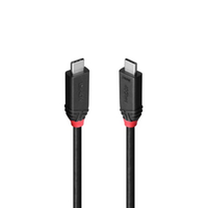 Câble USB-C vers USB-C LINDY Noir 2 m
