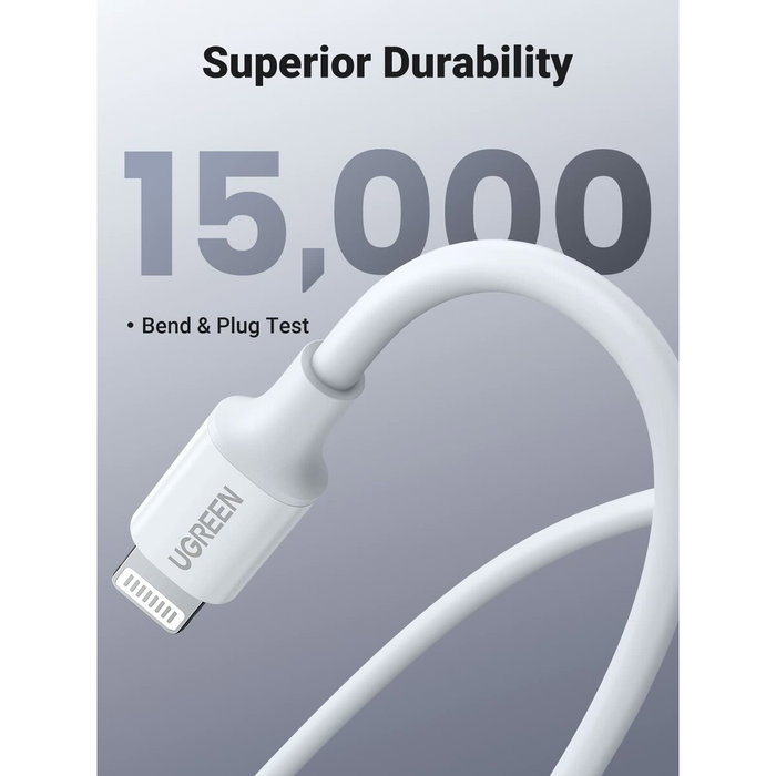 UGREEN Câble Lightning USB-C vers Lightning 1 m Blanc