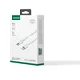 Ugreen - Câble USB-C vers Lightning en silicone blanc 1 m - Compatible iPhone, iPad - Recharge rapide et transfert de données
