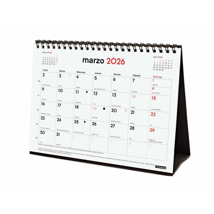 Calendrier de bureau Finocam