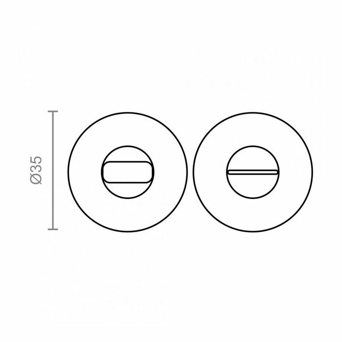 Poignée avec rosace EDM 85446 707 Aluminium Poignée avec rosace EDM 85446 707 Aluminium