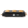 Domo DO8719W Wok party set 2-en-1, 6 personnes, Noir