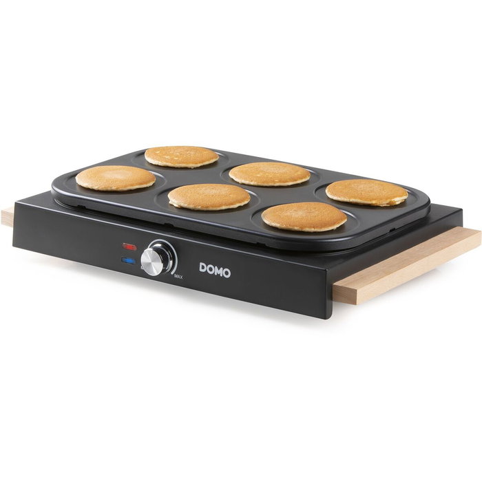 Domo DO8719W Wok party set 2-en-1, 6 personnes, Noir Domo DO8719W Wok party set 2-en-1, 6 personnes, Noir
