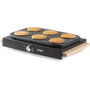 Domo DO8719W Wok party set 2-en-1, 6 personnes, Noir