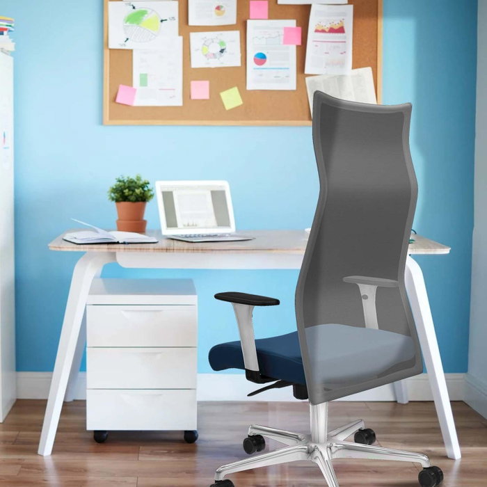 Piqueras y Crespo Chaise de Bureau Albacete Orange et Blanc Piqueras y Crespo Chaise de Bureau Albacete Orange et Blanc