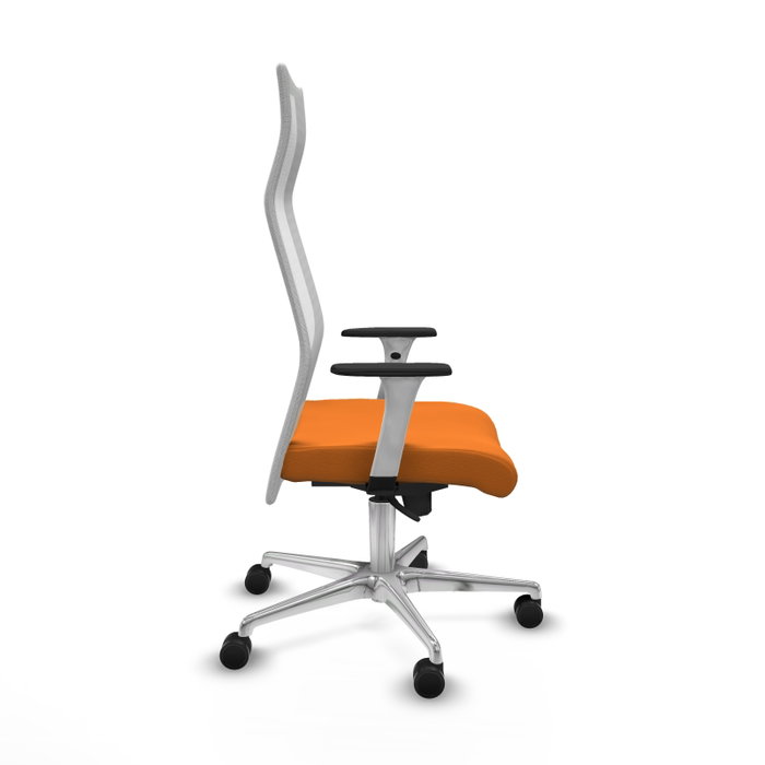 Piqueras y Crespo Chaise de Bureau Albacete Orange et Blanc Piqueras y Crespo Chaise de Bureau Albacete Orange et Blanc