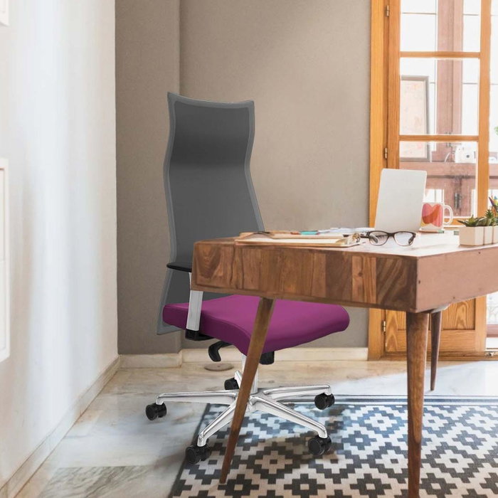 Piqueras y Crespo Chaise de Bureau Albacete Orange et Blanc Piqueras y Crespo Chaise de Bureau Albacete Orange et Blanc