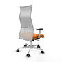 Piqueras y Crespo Chaise de Bureau Albacete Orange et Blanc