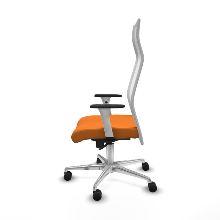 Piqueras y Crespo Chaise de Bureau Albacete Orange et Blanc Piqueras y Crespo Chaise de Bureau Albacete Orange et Blanc