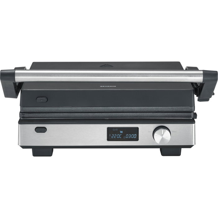 Severin KG 2380 SEVINI Flex Contact Grill, 3 jeux de plaques, 2000 W, Noir / Inox Severin KG 2380 SEVINI Flex Contact Grill, 3 jeux de plaques, 2000 W, Noir / Inox