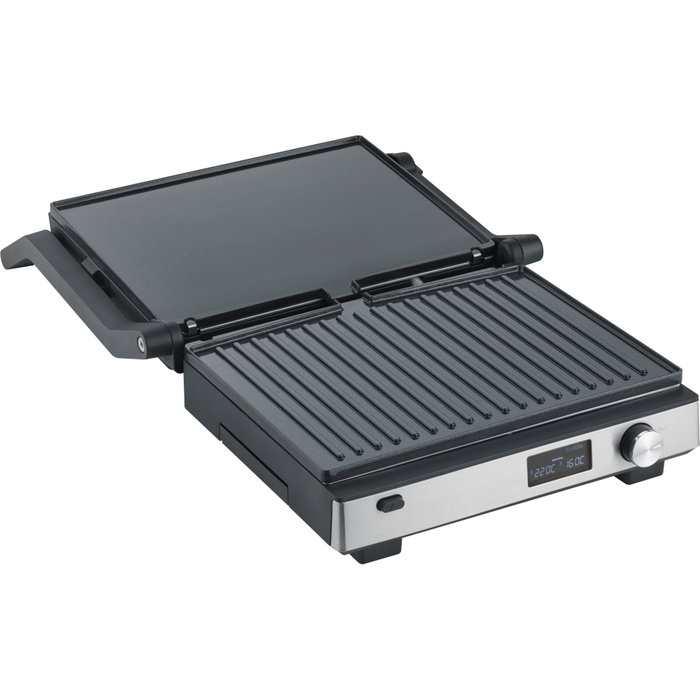 Severin KG 2380 SEVINI Flex Contact Grill, 3 jeux de plaques, 2000 W, Noir / Inox Severin KG 2380 SEVINI Flex Contact Grill, 3 jeux de plaques, 2000 W, Noir / Inox