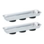 Kinzo Lot de 2 plateaux magnétiques 65 x 226 mm