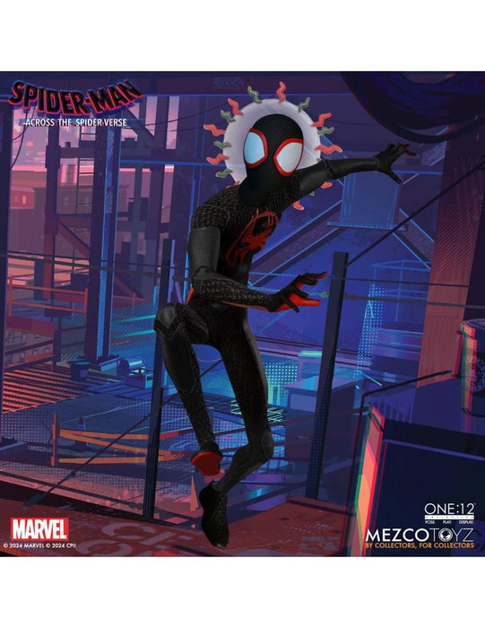 Mezco Toyz Spider-Man: Across the Spider-Verse One:12 Collective Figure Miles Morales 17 cm Articulée avec Accessoires Mezco Toyz Spider-Man: Across the Spider-Verse One:12 Collective Figure Miles Morales 17 cm Articulée avec Accessoires