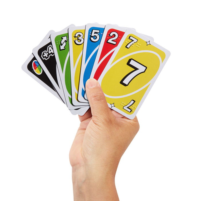 Mattel Games UNO Braille