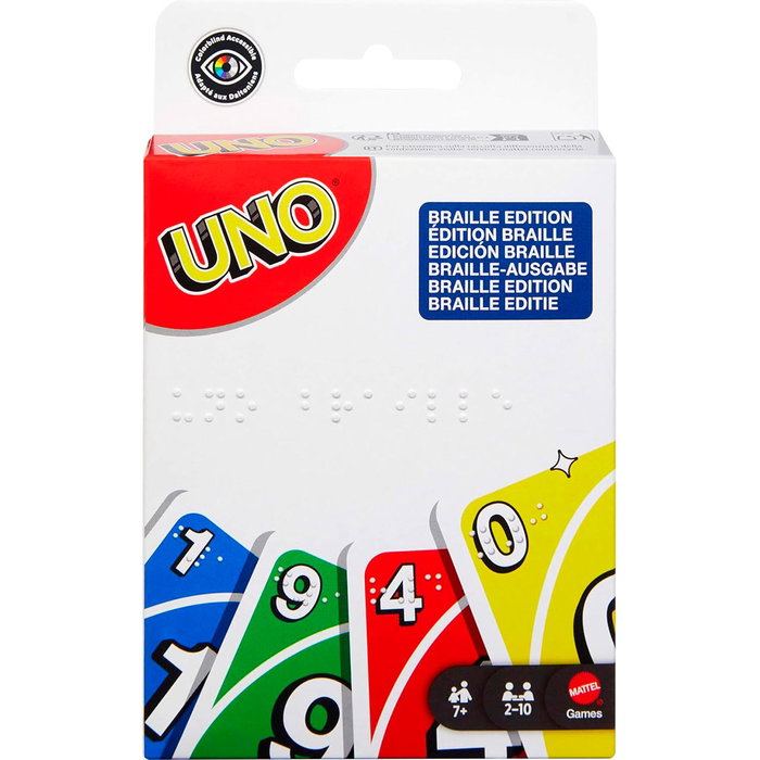 Mattel Games UNO Braille