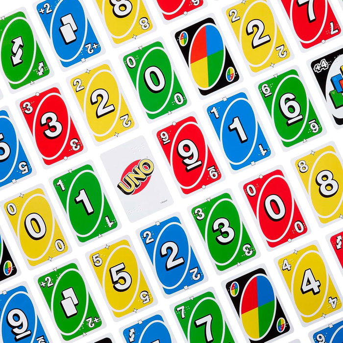 Mattel Games UNO Braille