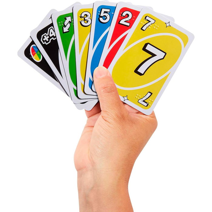 Mattel Games UNO Braille