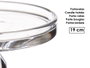 GIFTDECOR Candélabre Cristal Anneau S 19cm