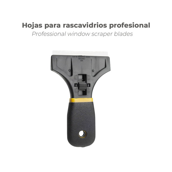 WOLFPACK LINEA PROFESIONAL Lot de 5 lames rectangulaires pour grattoir à vitres (90 mm) WOLFPACK LINEA PROFESIONAL Lot de 5 lames rectangulaires pour grattoir à vitres (90 mm)