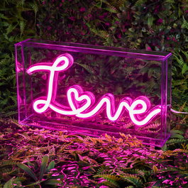 Home Deco Factory Déco Néon LED USB « LOVE »
