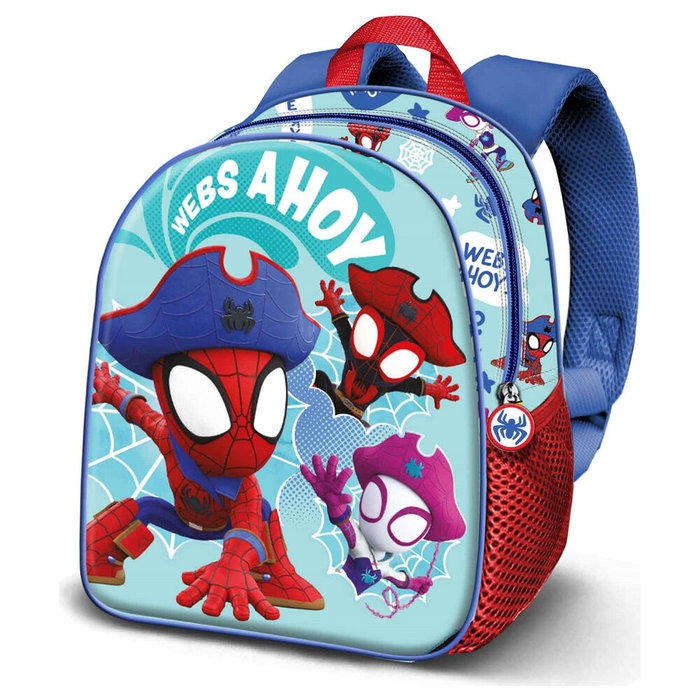 Karactermania Spiderman Mochila 3D Elite Pirates Bleu Karactermania Spiderman Mochila 3D Elite Pirates Bleu