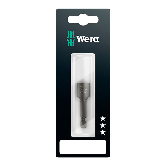 Wera Pointe avec embout magnétique M10 x 50 mm Wera Pointe avec embout magnétique M10 x 50 mm