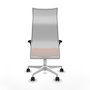 Piqueras y Crespo Chaise de Bureau Albacete Orange et Blanc