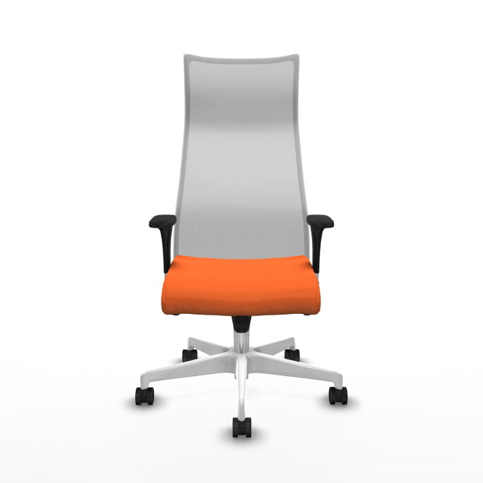 Piqueras y Crespo Chaise de Bureau Albacete Orange et Blanc Piqueras y Crespo Chaise de Bureau Albacete Orange et Blanc