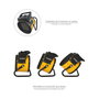 MAURER Termoventilador Ceramico Cañon Suelo y Pared 1000 / 2000 Watt