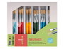 Innspiro Set de 24 pinceaux en cerda naturelle