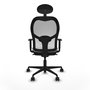 Piqueras y Crespo Chaise de Bureau 1D036N1 Gris Clair