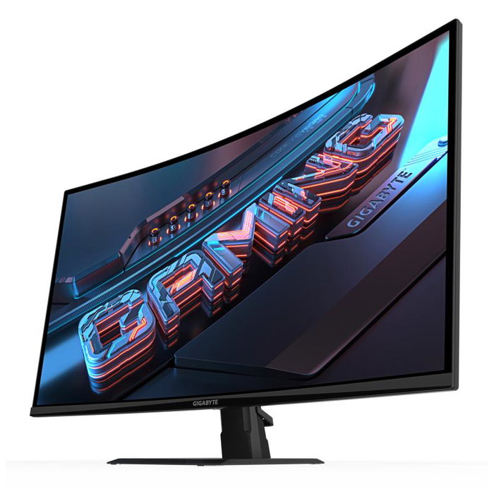 Gigabyte GS32QCA Moniteur de jeu incurvé 31,5 pouces QHD 180 Hz black