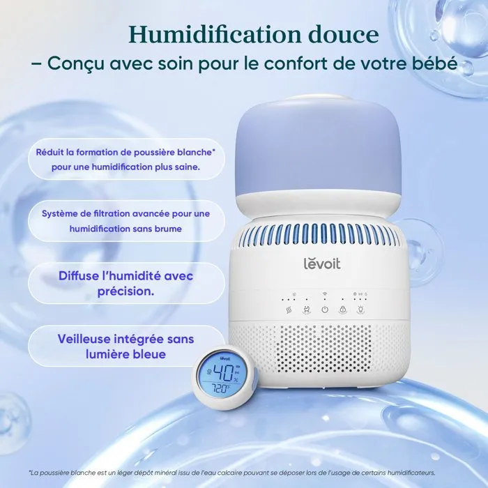 Levoit Sprout Humidificateur par évaporation - Blanc