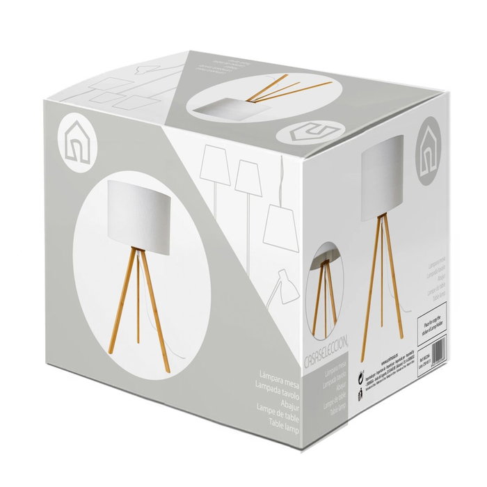 BigBuy Home Lampe de bureau Naturel
