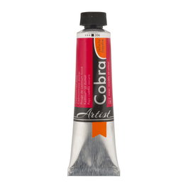 Cobra Artist Color Peinture à l'huile miscible à l'eau Rouge Cadmium Foncé 306, 40 ml
