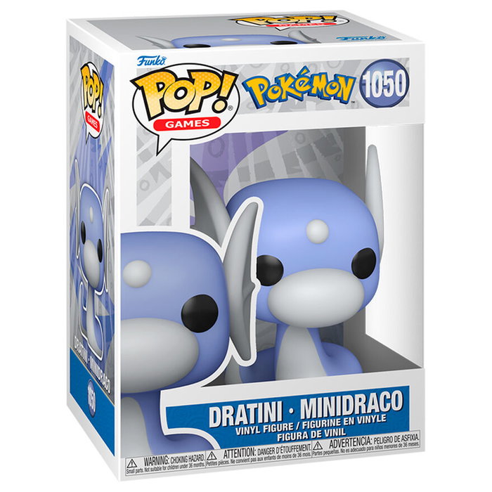 FUNKO - Figurine POP Pokemon Dratini Minidraco - Figurine en vinyle de 9cm avec boîte cadeau