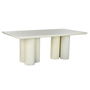 Table de Salle à Manger Home ESPRIT Granite Bois MDF 200 x 100 x 76 cm
