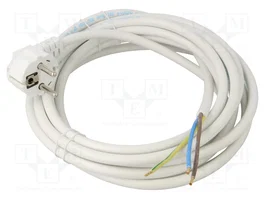 JONEX Câble d'alimentation H05VV-F 3x1,5mm² 5m