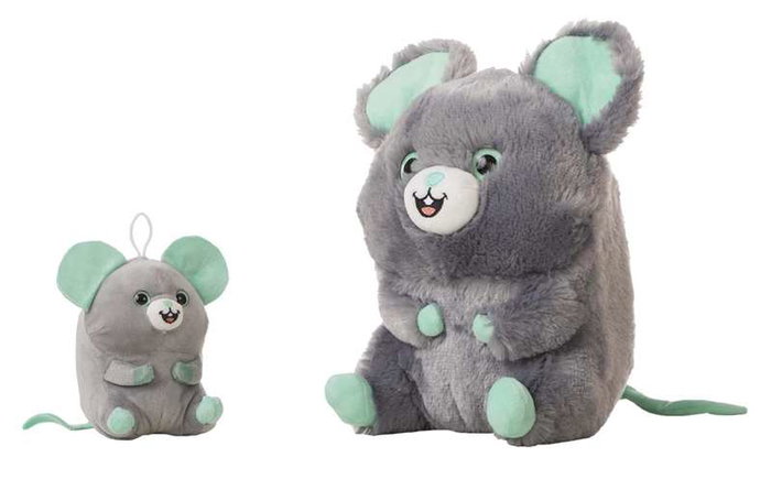 Creaciones Llopis Ratita Boli - Peluche, 45 cm, couleur verte, en polyester, pour enfants à partir de 3 ans