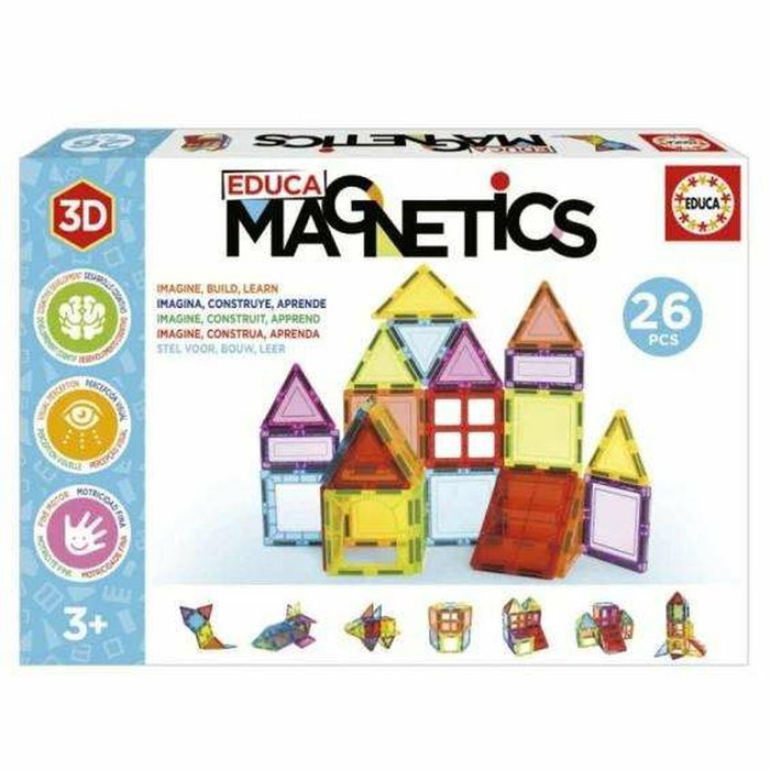Educa Educa Magnetics - Set de construction magnétique 26 pièces