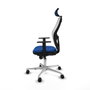 Piqueras y Crespo Chaise de Bureau 1D086N2 Bleu