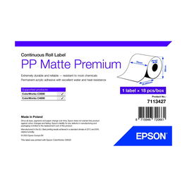 Papier pour imprimante Epson 7113427 Blanc (18 Unités)