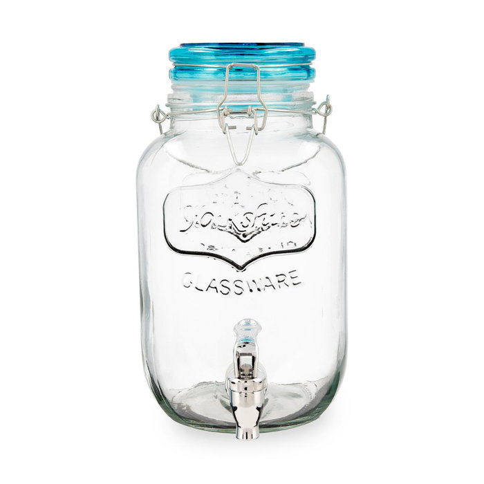 Quid Distributeur de Boissons Viba 4 L Verre (6 Unités) Multicolor Quid Distributeur de Boissons Viba 4 L Verre (6 Unités) Multicolor