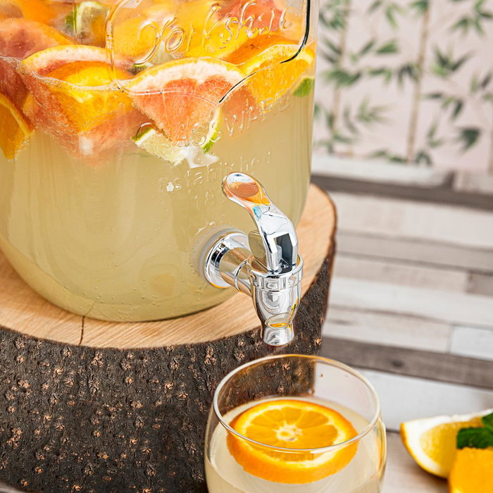 Quid Distributeur de Boissons Viba 4 L Verre (6 Unités) Multicolor Quid Distributeur de Boissons Viba 4 L Verre (6 Unités) Multicolor