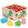 WOOMAX - Jouet d'éveil en bois à empiler formes Mickey et Minnie pour bébé +12 mois - Cubo Disney 5 pièces