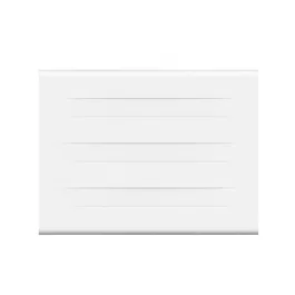 Oceanic Radiateur électrique fixe à inertie sèche NF - Double coeur de chauffe céramique - 1000 W - Blanc mat - Thermostat électronique et programmation