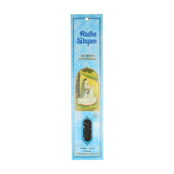 Radhe Shyam Incienso Stick Violeta 15 unités Radhe Shyam Incienso Stick Violeta 15 unités