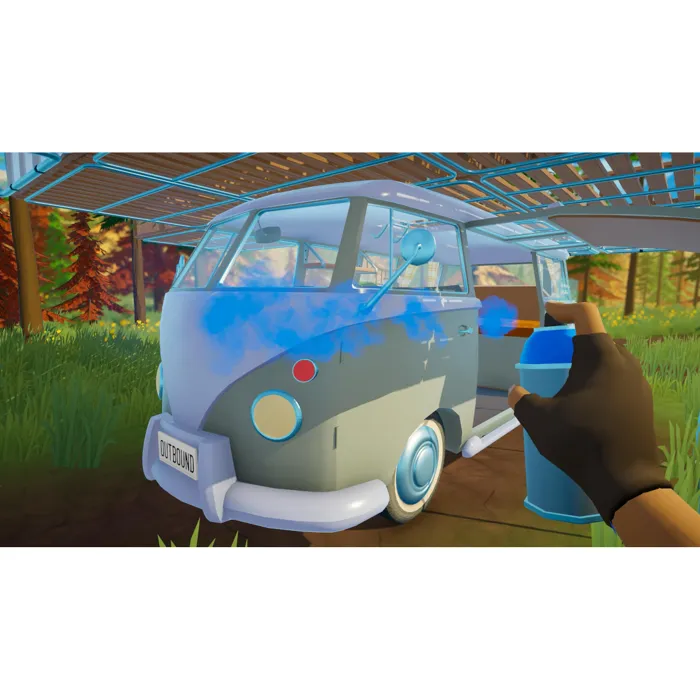 Just For Games Outbound - Jeu d'aventure et de construction en monde ouvert pour Nintendo Switch - Transformez votre camping-car en maison mobile