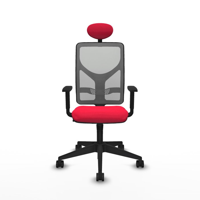 Piqueras y Crespo Chaise de Bureau Motilla Rouge et Gris Piqueras y Crespo Chaise de Bureau Motilla Rouge et Gris