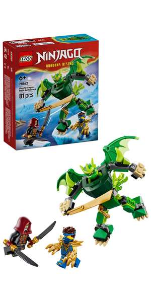 LEGO NINJAGO Pack de Combat : le Robot Dragon de Lloyd 71862